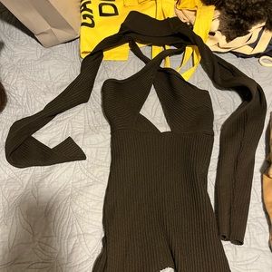 PRETTY LITTLE THING BRAND NEW BLACK JUMPSUIT